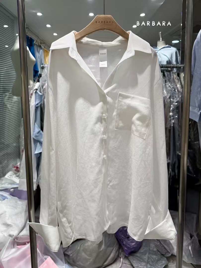 THE BARBARA東大門實拍女士新品真品職業時尚休閑襯衫蕾絲衫THE BARBARA襯衫/蕾絲衫