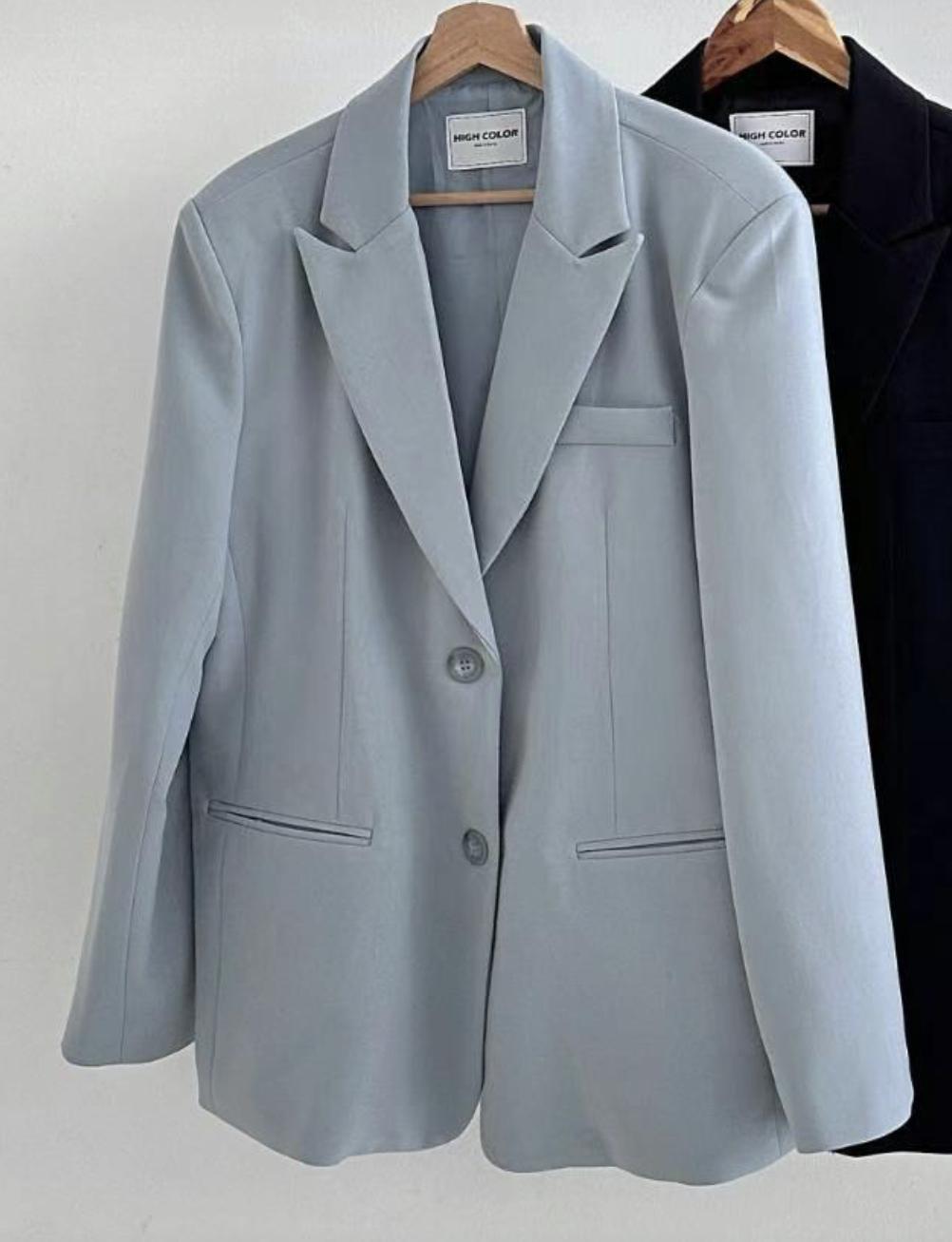 HIGHCOLOR東大門直郵女士新品休閑時尚25春夏熱賣人氣職業夾克HIGHCOLOR夾克