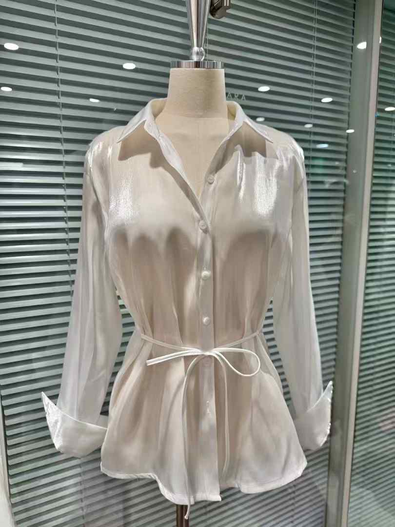 THE BARBARA東大門實拍女士新款真品推薦25春夏襯衫蕾絲衫THE BARBARA襯衫/蕾絲衫