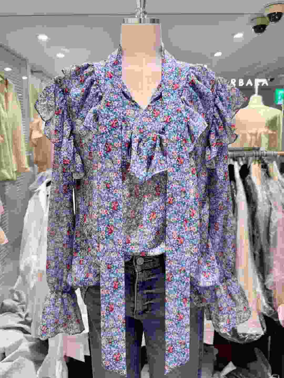 THE BARBARA韓國直郵女士新品推薦25春夏人氣熱賣襯衫蕾絲衫THE BARBARA襯衫/蕾絲衫