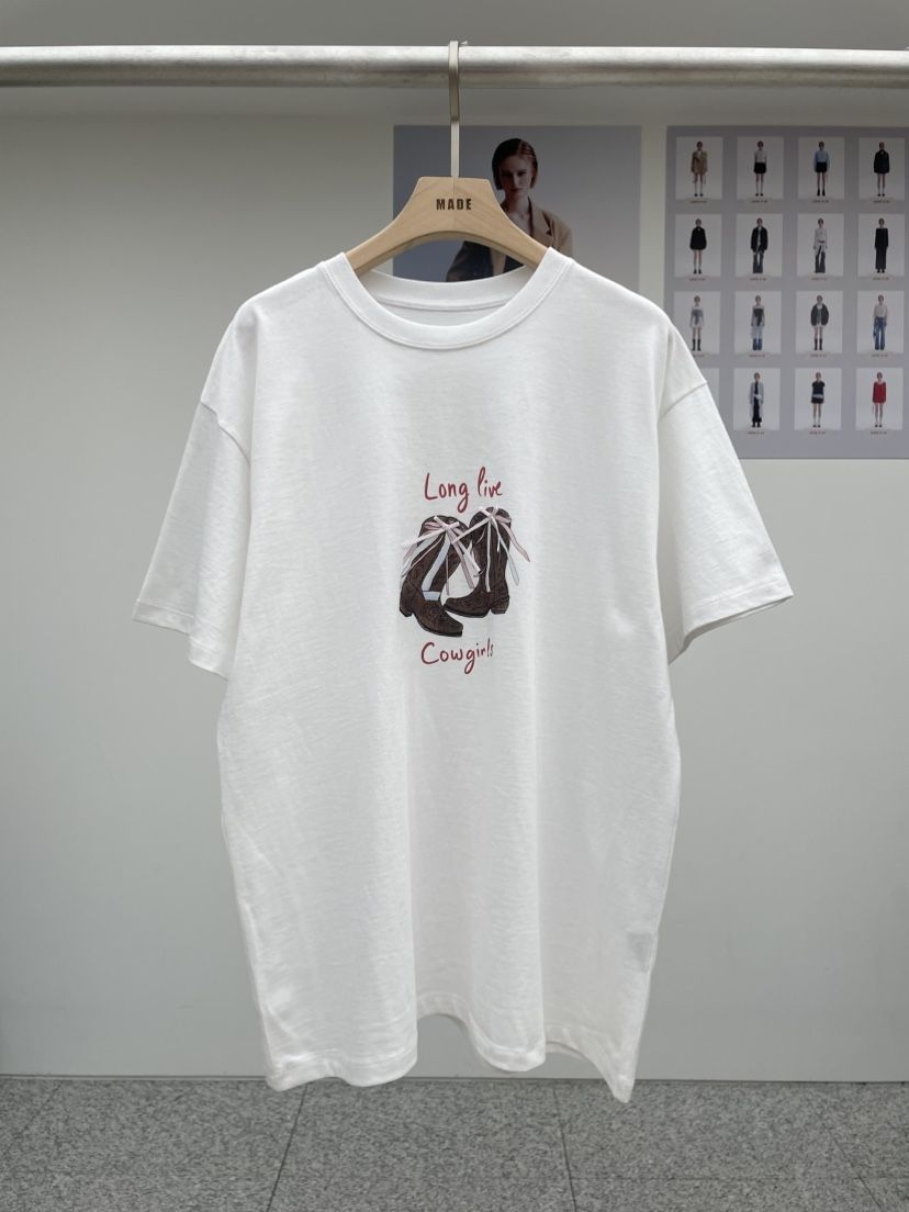 MADE-P東大門直郵女士新款人氣推薦25春夏時尚真品職業T恤MADE-PT恤
