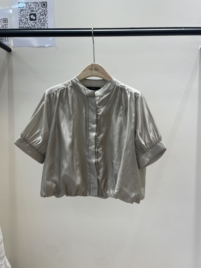 NEOUL東大門實拍女士新品25春夏時尚人氣熱賣休閑襯衫蕾絲衫NEOUL/ahin雙領標簽襯衫/蕾絲衫