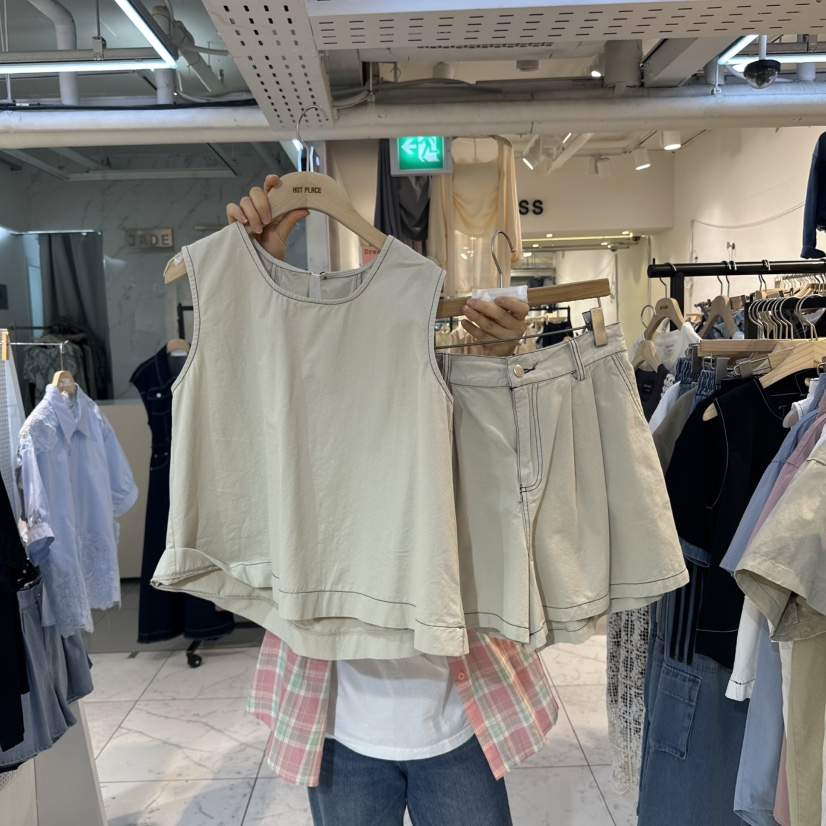 DREAM GIRIS韓國直郵㊣東大門實拍女裝新品休閑熱賣套裝套裝DREAM GIRIS/HOT PLACE套裝