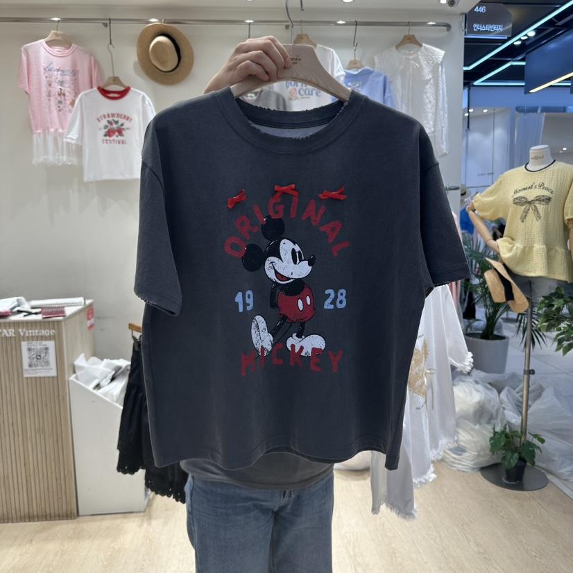 UNDERSTAR_VINTAGE韓國直郵㊣東大門實拍女裝新品熱賣人氣T恤UNDERSTAR_VINTAGET恤