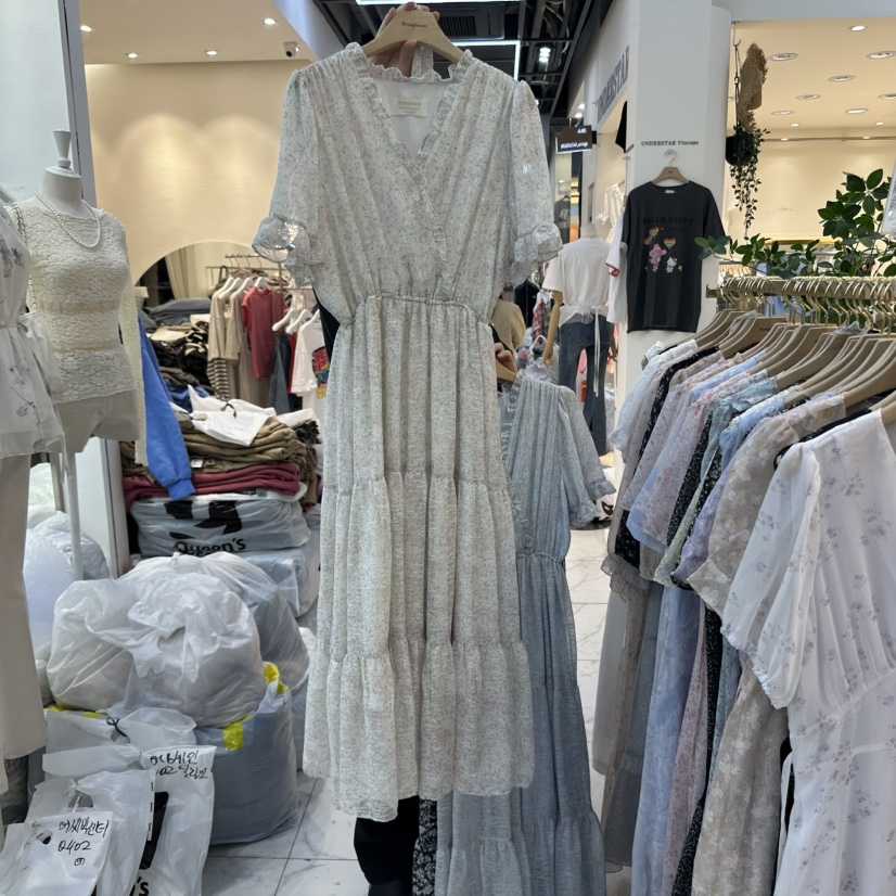 SYMPHONY韓國直郵㊣女裝新款熱賣時尚25春夏推薦連衣裙含腰帶SYMPHONY連衣裙