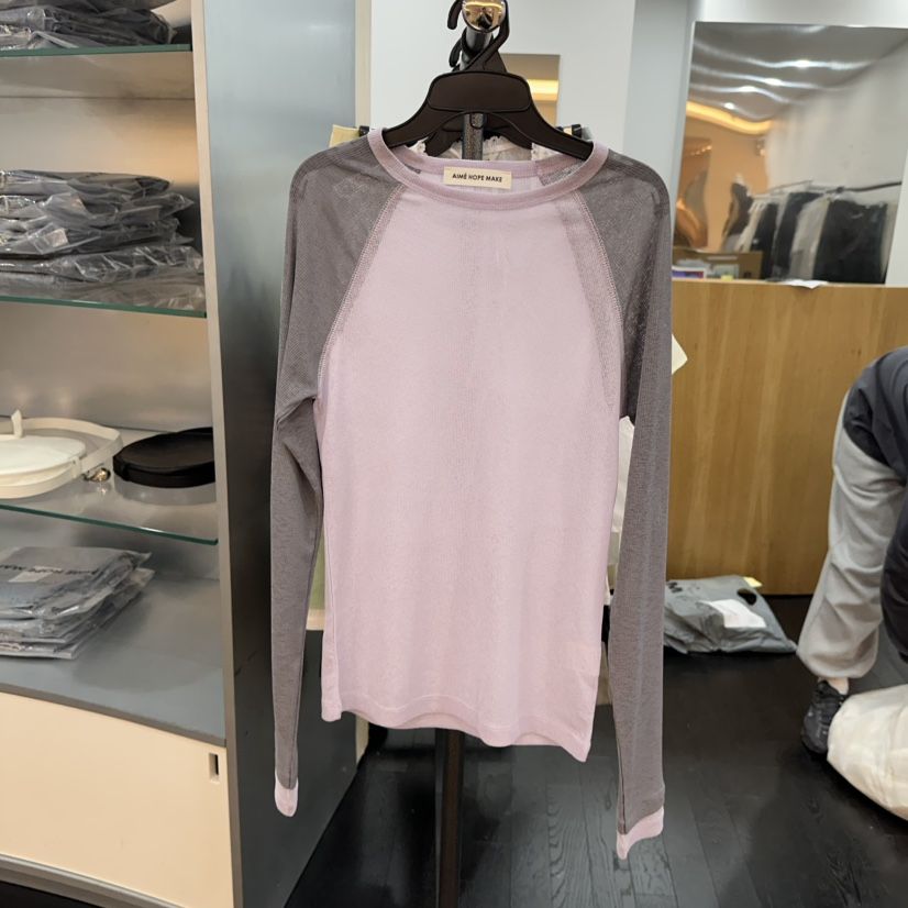 AIME HOPE MAKE直郵韓國代購㊣女裝新品人氣熱賣推薦長袖T恤AIME HOPE MAKE長袖T恤