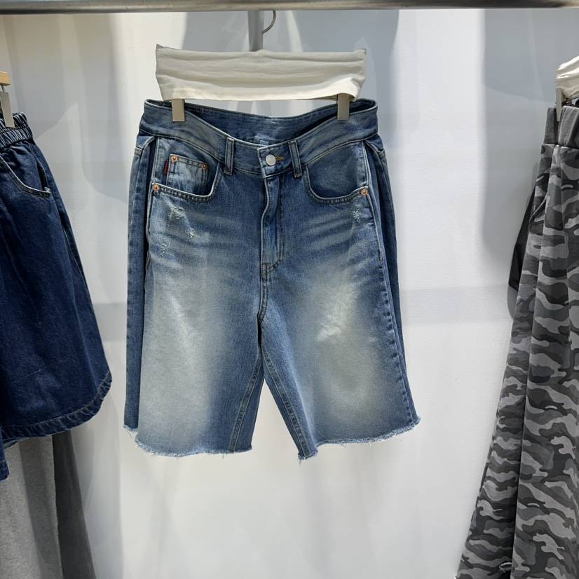 WASHBLUE韓國㊣直郵東大門代購女裝新品時尚人氣推薦休閑短褲WASHBLUE短褲