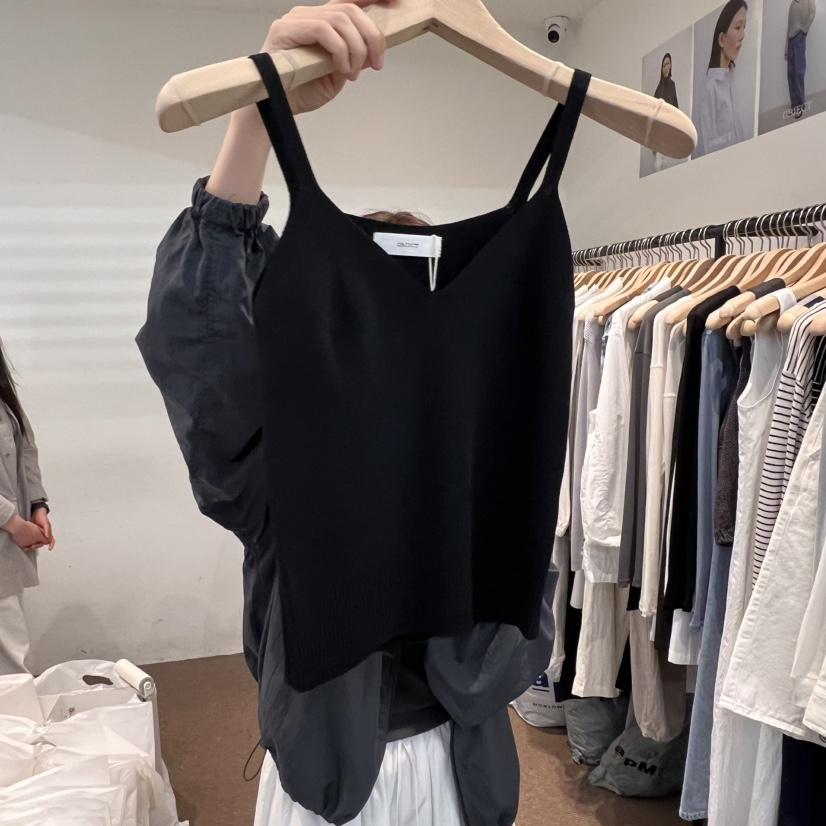 OBJECT直郵韓國代購㊣女裝新款熱賣休閑時尚推薦25春夏吊帶背心OBJECT吊帶/背心