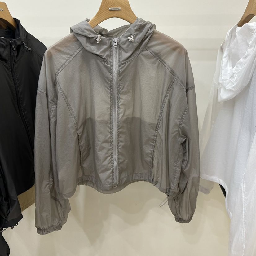 3 ANOTHER韓國㊣直郵東大門代購女裝新品休閑熱賣夾克透明3 ANOTHER夾克