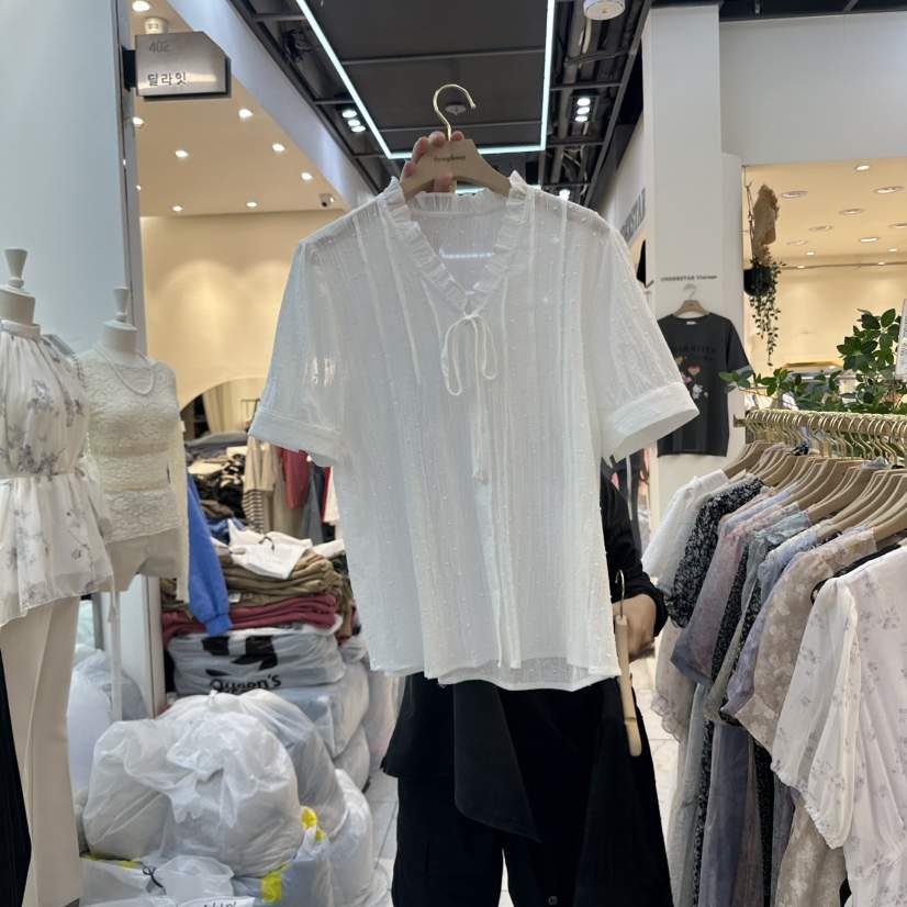 SYMPHONY韓國直郵㊣女裝新品人氣時尚熱賣25春夏襯衫蕾絲衫SYMPHONY襯衫/蕾絲衫