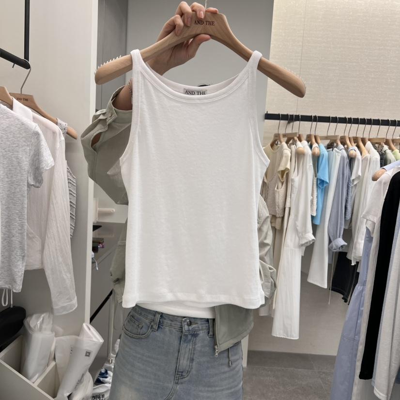 AND THE韓國㊣直郵東大門代購女裝新品人氣熱賣時尚吊帶背心AND THE吊帶/背心