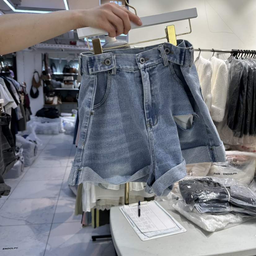 ENDOLPHIN直郵韓國代購㊣女裝新品推薦25春夏人氣時尚休閑短褲ENDOLPHIN短褲