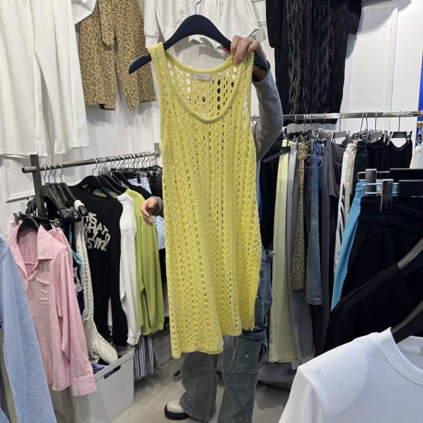 APPLE TOMATO韓國㊣直郵東大門代購女裝新品25春夏時尚連衣裙APPLE TOMATO連衣裙