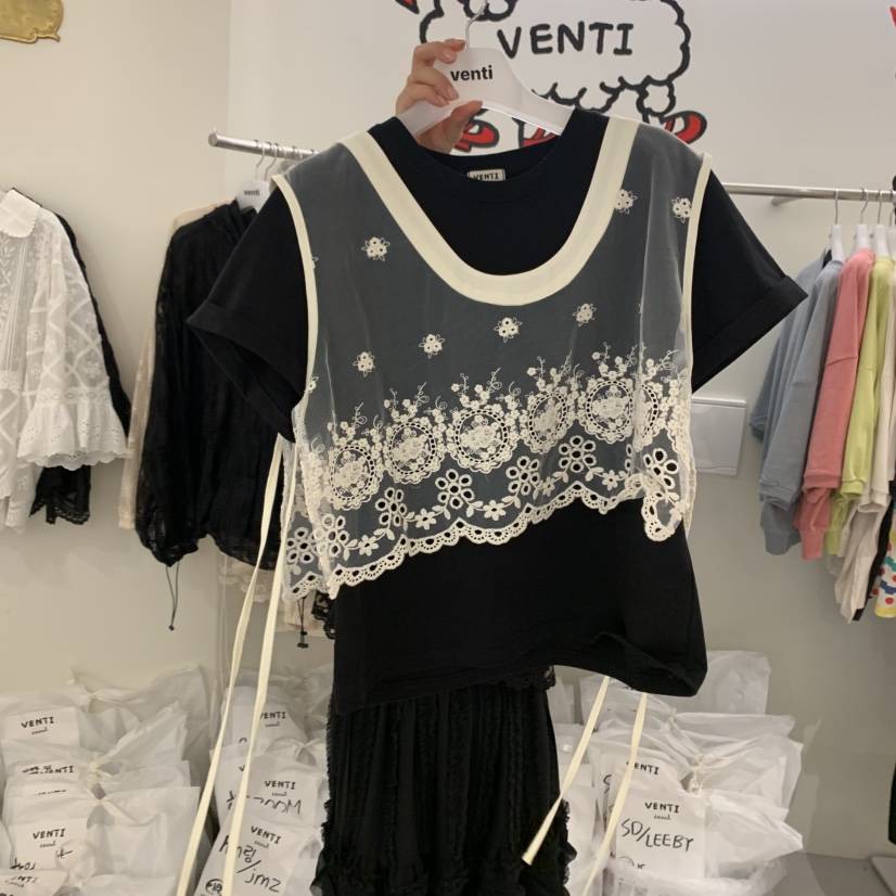 VENTI韓國直郵㊣女裝新品休閑推薦人氣25春夏吊帶背心不含內搭VENTI吊帶/背心