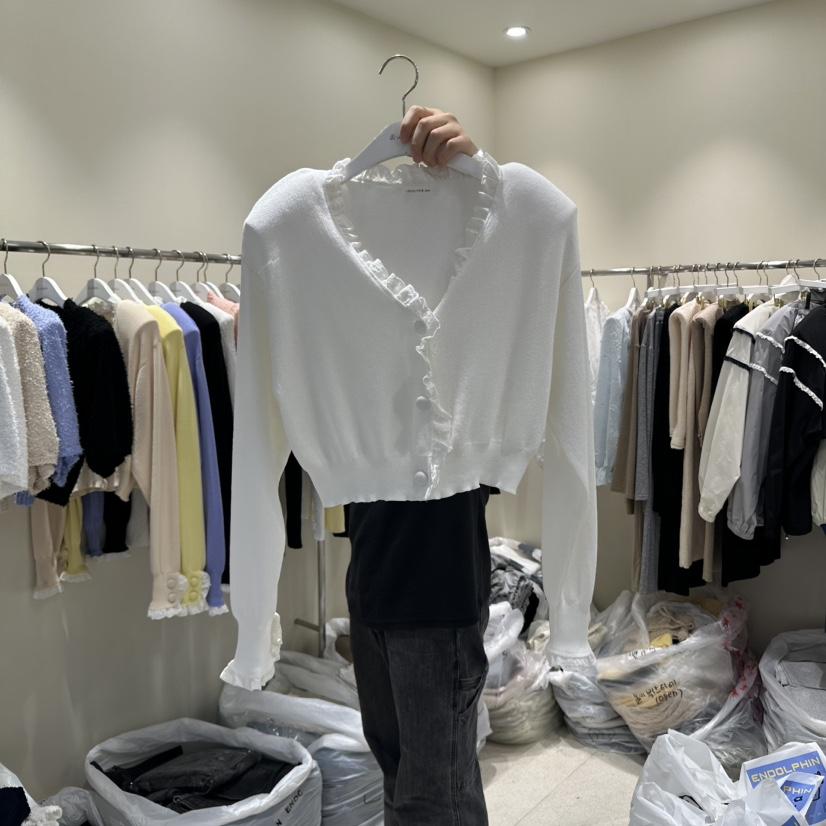 ENDOLPHIN直郵韓國代購㊣女裝新品熱賣休閑25春夏推薦針織衫ENDOLPHIN針織衫