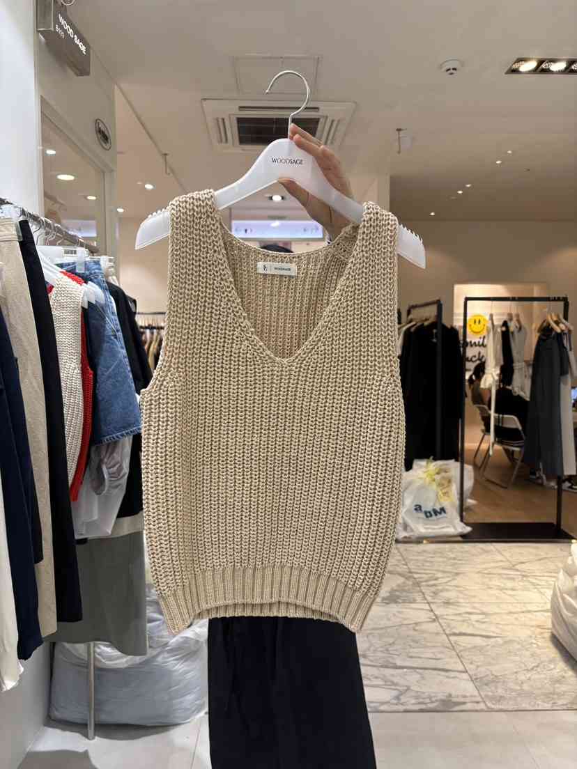 WOOD SAGE韓國㊣直郵東大門代購女裝新款休閑熱賣吊帶背心WOOD SAGE吊帶/背心
