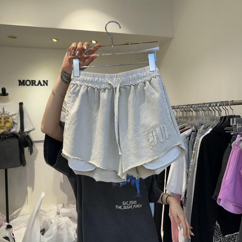MORAN韓國直郵㊣東大門實拍女裝新款25春夏時尚休閑熱賣短褲MORAN/MOSCO短褲