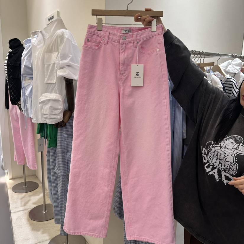 TOMGIRL韓國㊣直郵東大門代購女裝新品熱賣休閑人氣25春夏休閑褲TOMGIRL休閑褲