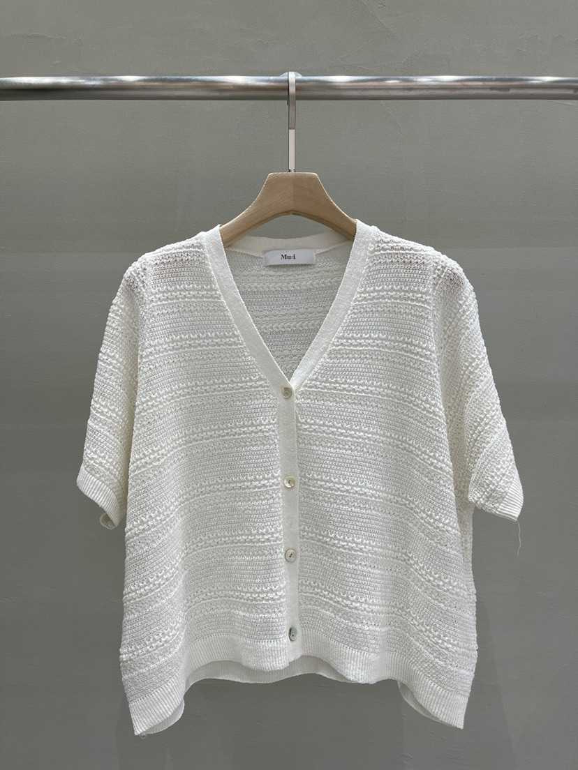 THE MUI韓國直郵㊣東大門實拍女裝新品25春夏時尚熱賣針織衫Mu:i-A針織衫
