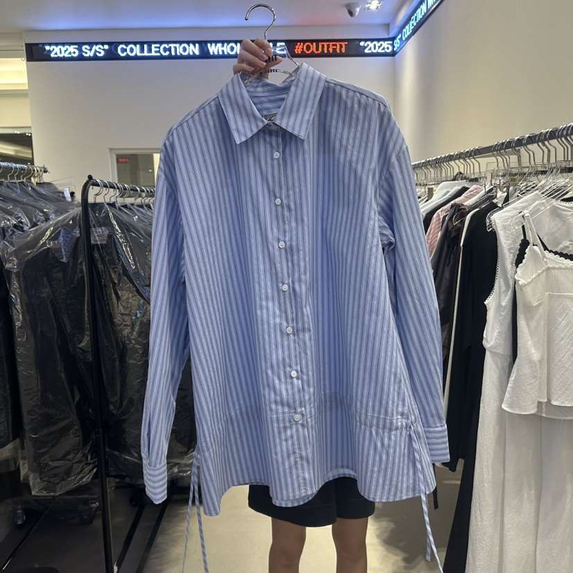 OUTFIT韓國㊣直郵東大門代購女裝新品熱賣25春夏襯衫蕾絲衫OUTFIT襯衫/蕾絲衫
