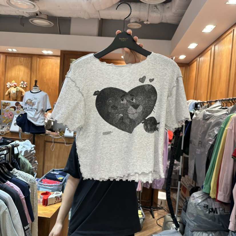 GARMENT-P直郵韓國代購㊣女裝新品人氣時尚推薦休閑熱賣T恤GARMENTT恤