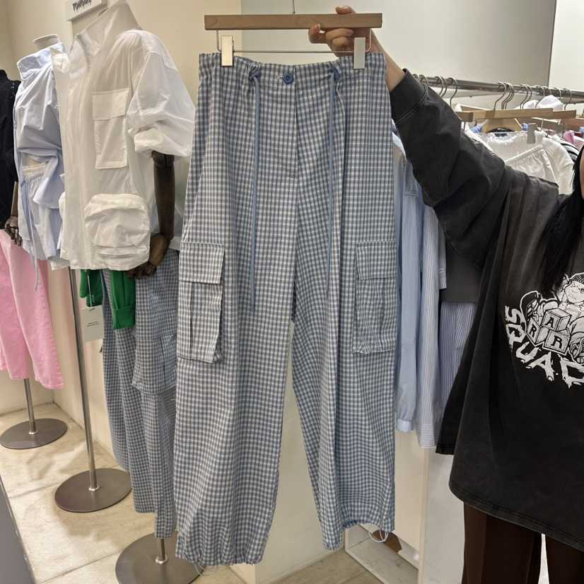 TOMGIRL韓國直郵㊣東大門實拍女裝新款時尚推薦25春夏休閑褲TOMGIRL休閑褲