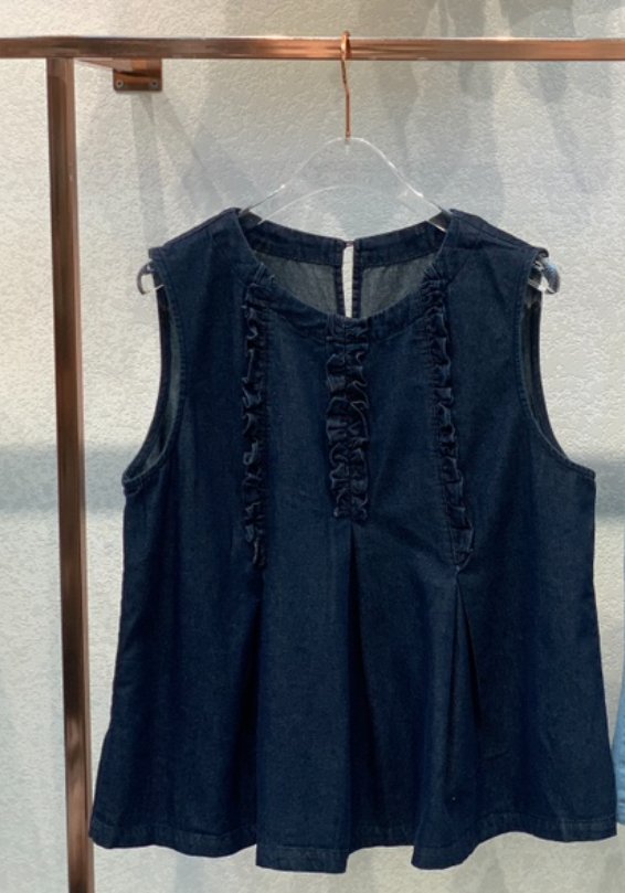 SYMBOL韓國㊣直郵東大門代購女裝新款25春夏吊帶背心荷葉邊SYMBOL吊帶/背心
