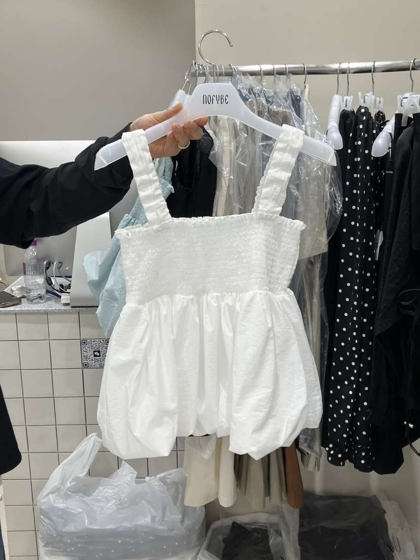 NOFYBE東大門代購女士新品休閑25春夏真品人氣職業吊帶背心NOFYBE吊帶/背心