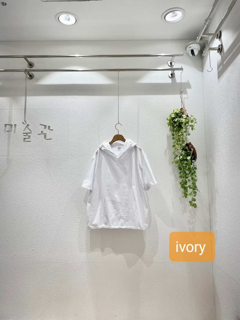 GALLERY-A韓國代購女裝新款熱賣休閑人氣真品25春夏T恤連帽GALLERYT恤