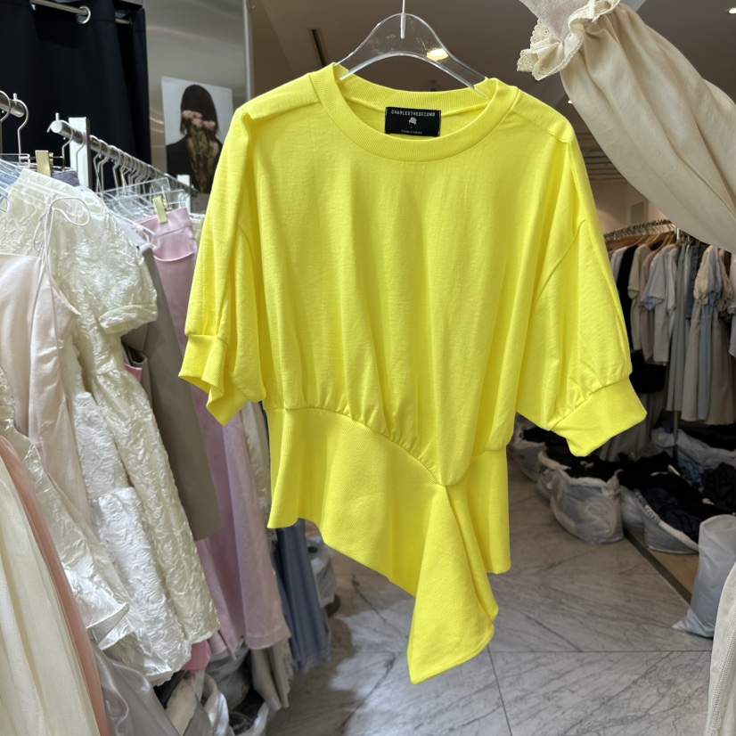 CHEAP-CHIC韓國代購女裝新品休閑25春夏時尚真品職業熱賣T恤CHEAP-CHIC/CHARLES THE SECONDT恤