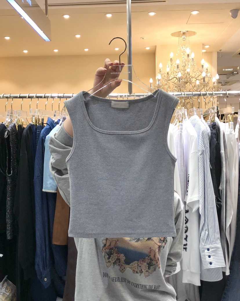 WORK SHOP韓國代購女士新品休閑推薦時尚25春夏真品吊帶背心Work_shop吊帶/背心