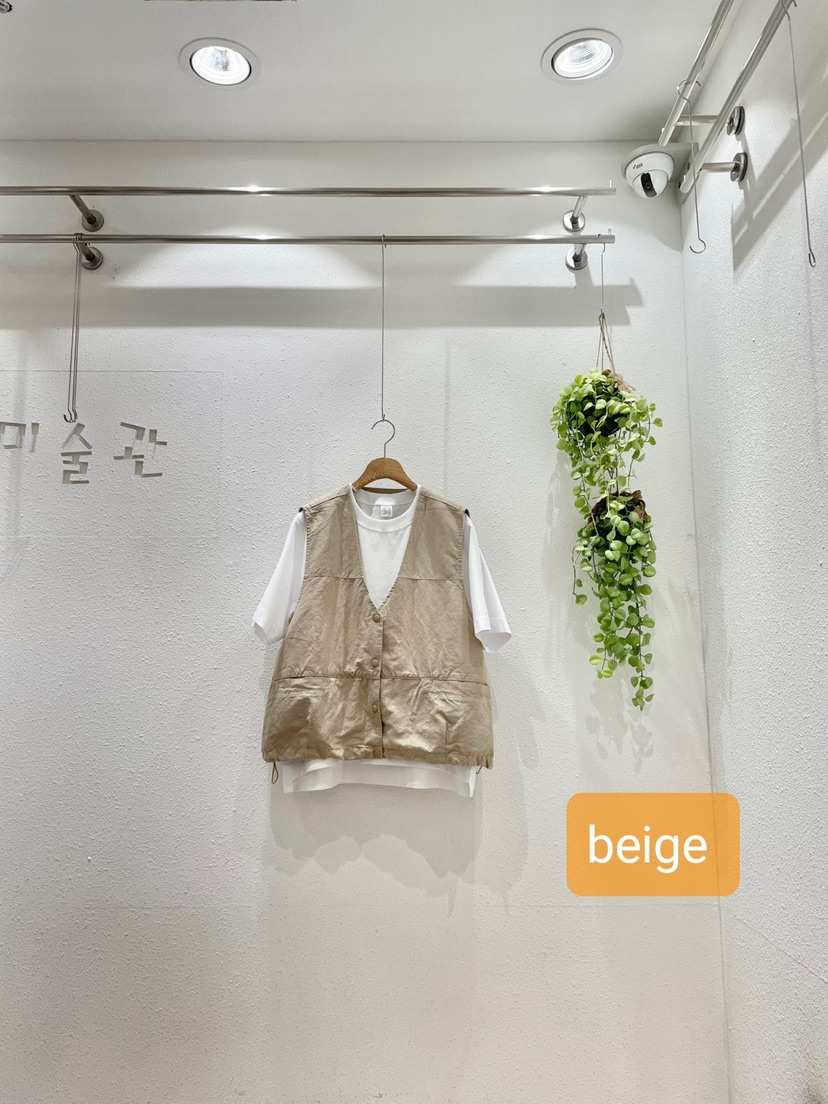 GALLERY-A東大門代購女士新款時尚25春夏真品馬甲不含內搭GALLERY馬甲