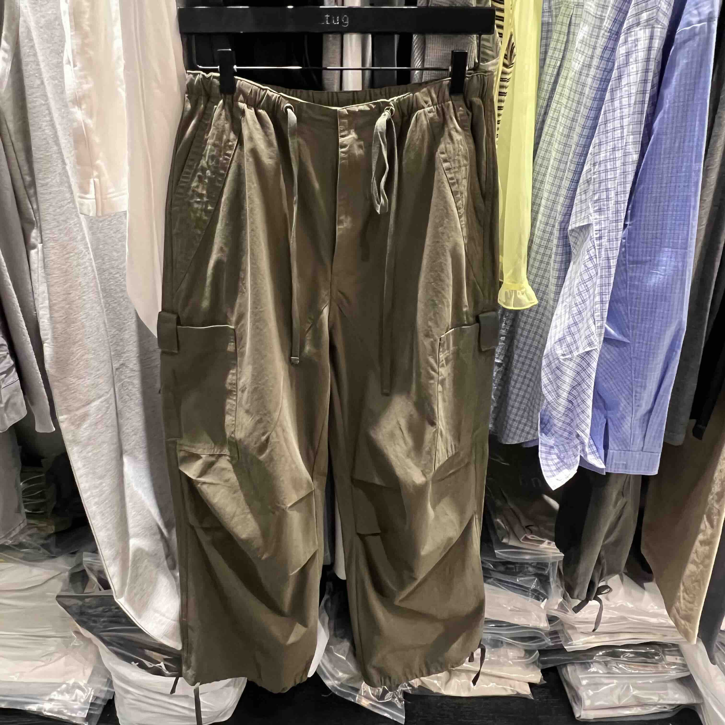 TUG東大門直郵女裝新品熱賣職業時尚休閑25春夏推薦休閑褲口袋TUG休閑褲