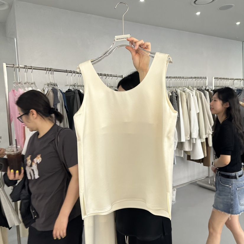 DOUBLE STANDARD/LE SMOKING/MAISONSTAFF韓國直郵女士新款25春夏吊帶背心MAISONSTAFF/DOUBLE STANDARD吊帶/背心