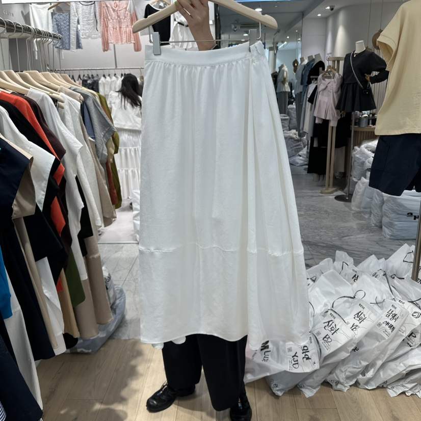 REVE-L東大門代購女裝新品推薦25春夏真品職業人氣休閑長裙REVE-L長裙