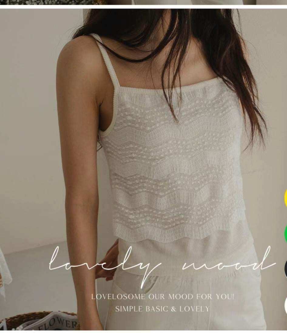 COCOS/ONE TOP東大門實拍女裝新品真品推薦熱賣休閑吊帶背心COCOS/ONE TOP吊帶/背心