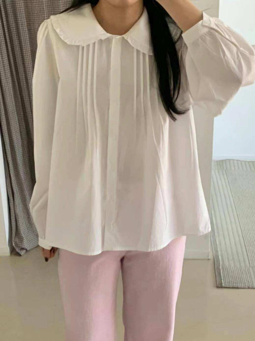 ONEMORETHING東大門直郵女裝新品真品推薦25春夏襯衫蕾絲衫ONEMORETHING襯衫/蕾絲衫