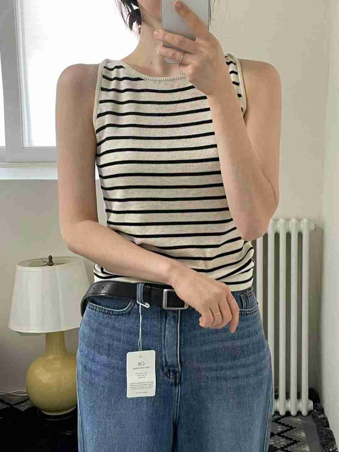 ONEMORETHING東大門代購女裝新品人氣25春夏職業休閑吊帶背心ONEMORETHING吊帶/背心