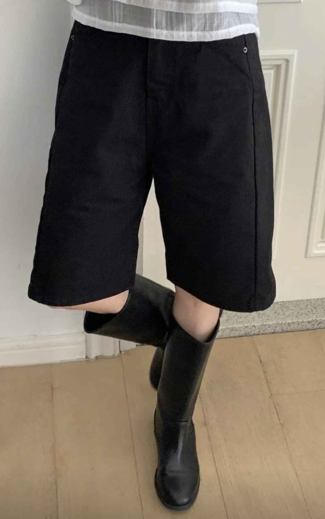 ONEMORETHING東大門實拍女裝新品真品推薦25春夏人氣休閑短褲ONEMORETHING短褲