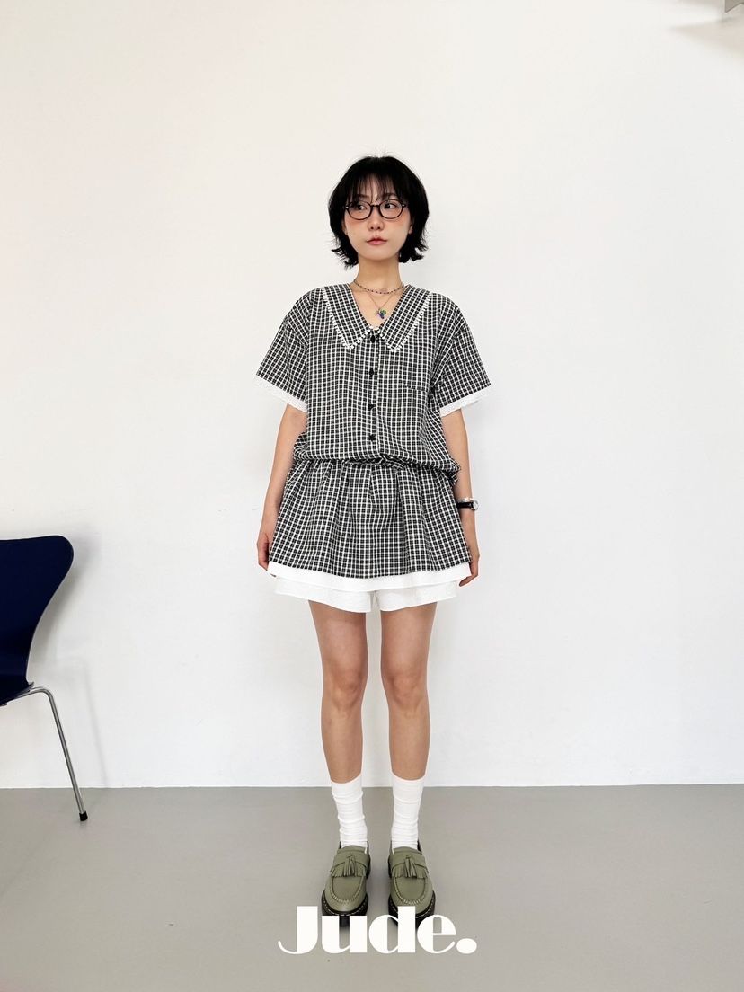 HEYJUDE東大門實拍女裝新品真品推薦人氣休閑時尚熱賣職業裙褲HEYJUDE裙褲