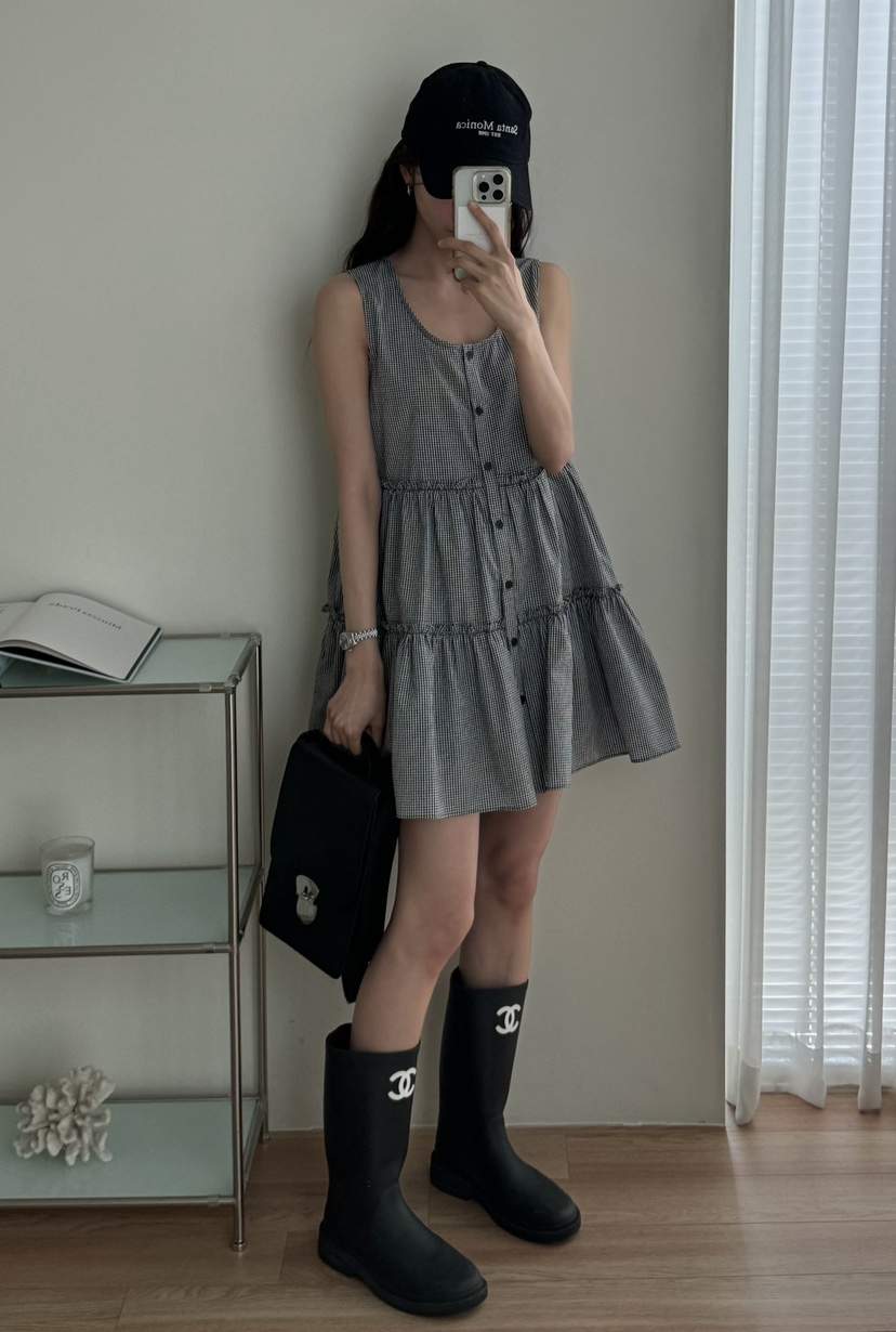 TIZZI直郵韓國代購㊣女裝新品25春夏推薦人氣休閑熱賣連衣裙TIZZI連衣裙