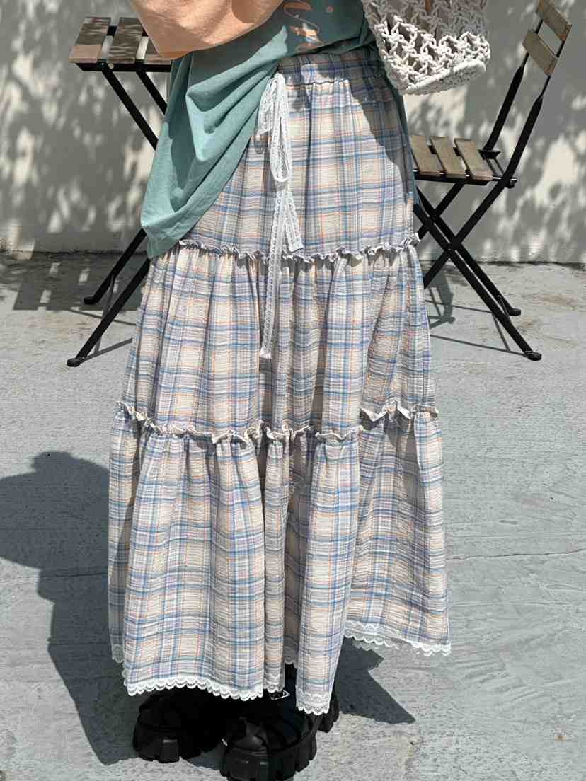 ZEROZERO韓國直郵㊣女裝新品25春夏休閑時尚人氣熱賣長裙蕾絲ZEROZERO長裙