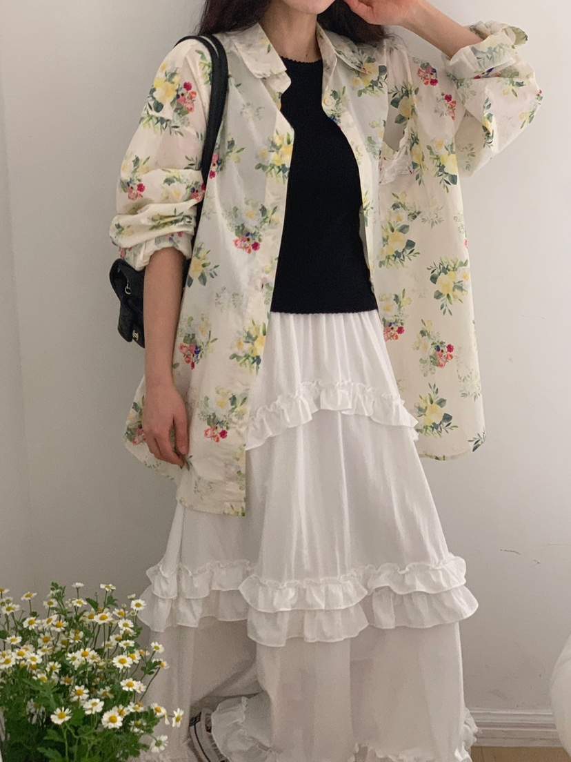 JKICHI直郵韓國代購㊣女裝新款25春夏熱賣推薦時尚襯衫蕾絲衫JKICHI襯衫/蕾絲衫