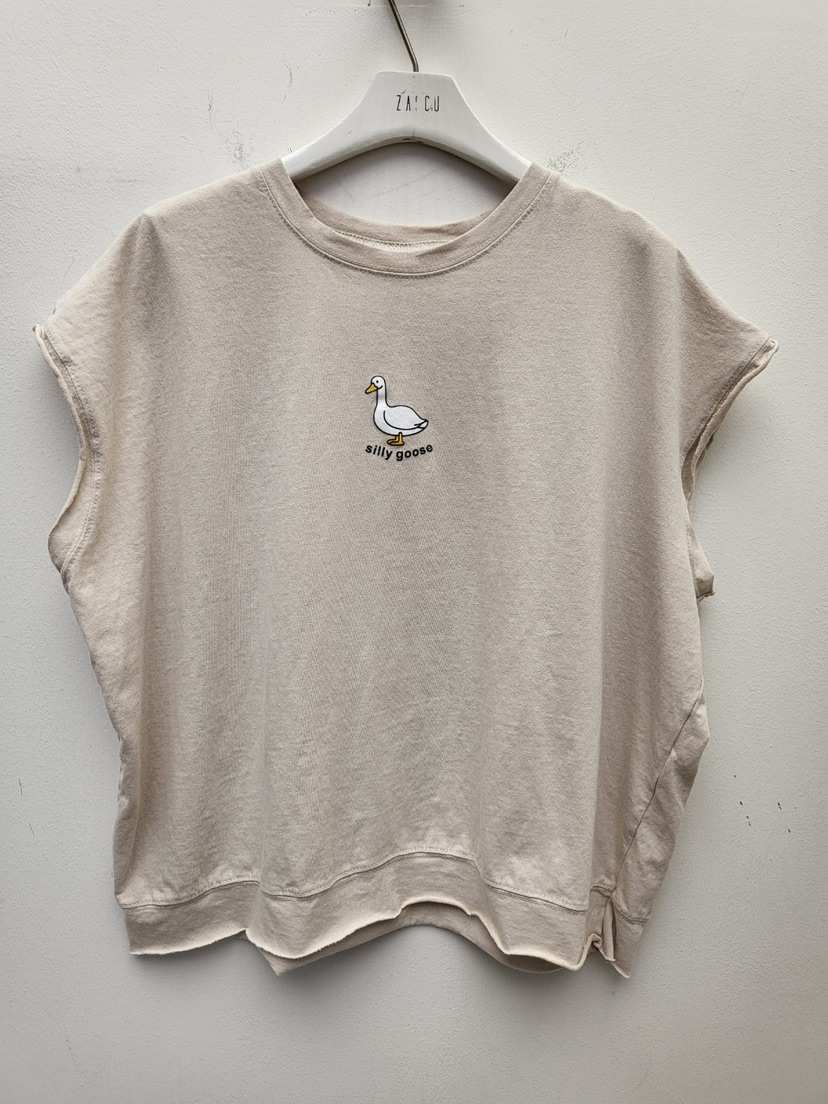 ZACCU韓國㊣直郵東大門代購女裝新品25春夏休閑熱賣吊帶背心鵝ZACCU吊帶/背心