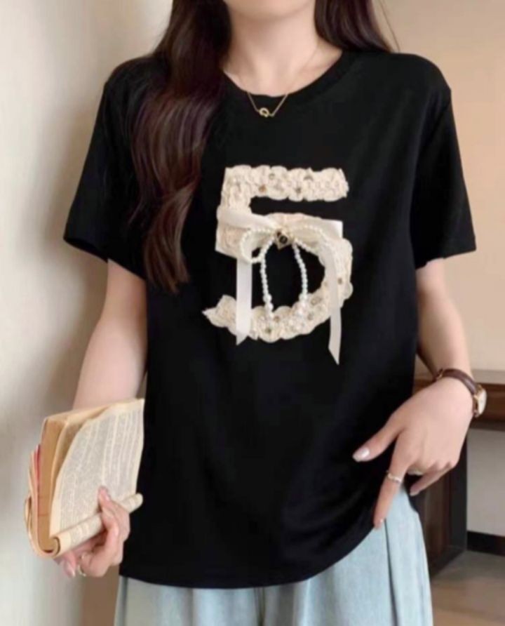 BLING BLING-S直郵韓國代購㊣女裝新品人氣時尚25春夏T恤BLING BLING-ST恤