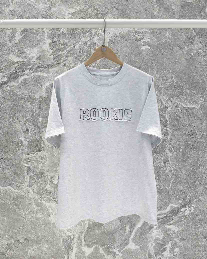ROOKIE BUD韓國直郵㊣女裝新品25春夏推薦休閑時尚T恤刺繡ROOKIE BUD-LT恤
