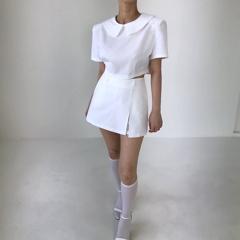 2TWO MOON直郵韓國代購㊣女裝新品25春夏休閑推薦襯衫蕾絲衫2TWO MOON襯衫/蕾絲衫