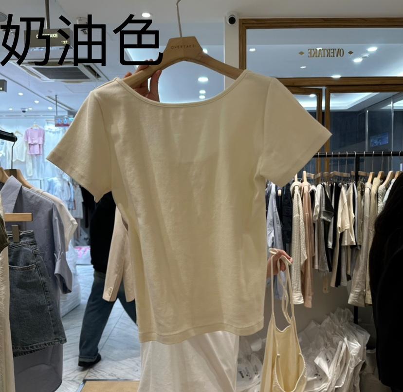 OVERTAKE直郵韓國代購㊣女裝新款25春夏熱賣休閑人氣推薦T恤OVERTAKET恤