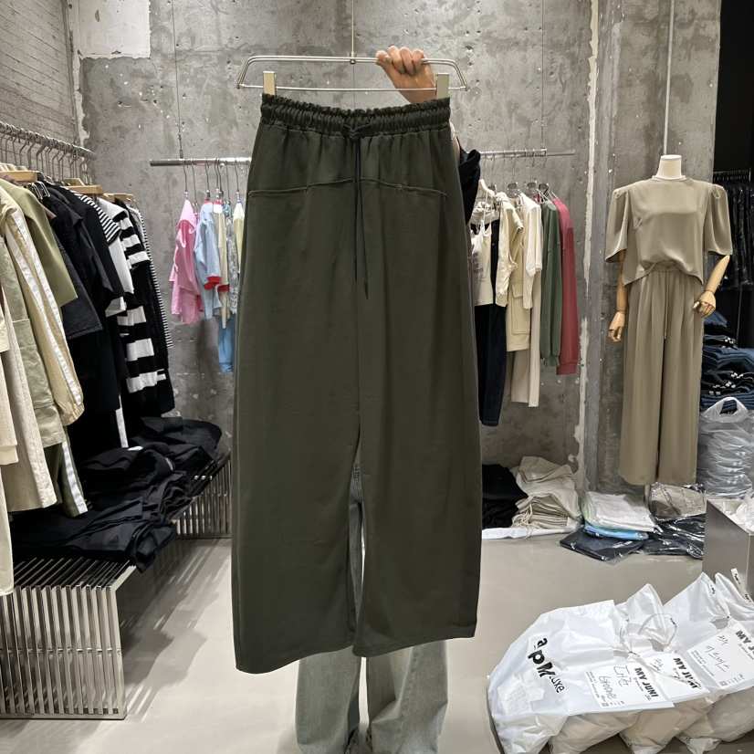 JUNI韓國㊣直郵東大門代購女裝新品推薦熱賣休閑25春夏休閑褲my juni休閑褲