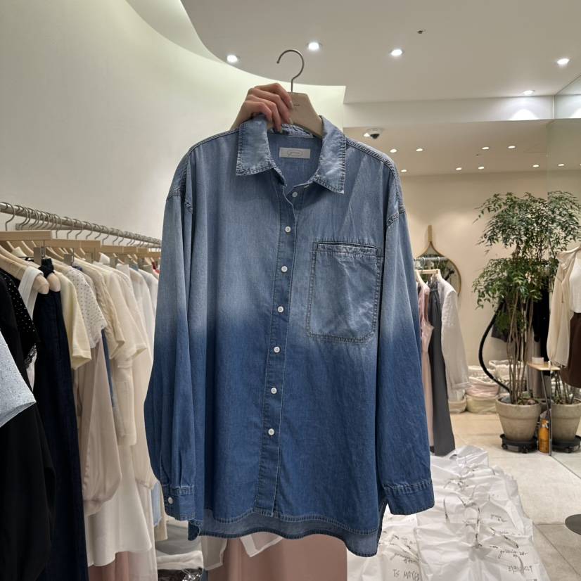 GRACIA韓國㊣直郵東大門代購女裝新品休閑熱賣25春夏襯衫蕾絲衫GRACIA襯衫/蕾絲衫